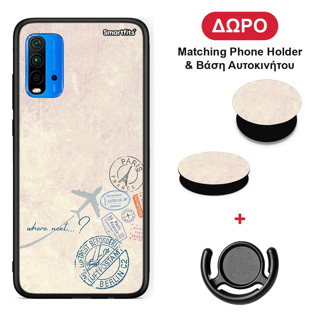 Where Next - Xiaomi Redmi 9T θήκη + Δώρο Phone Holder & Βάση Αυτοκινήτου