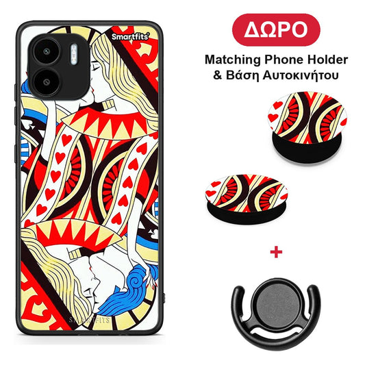 Card Love - Xiaomi Redmi A1 / A2 θήκη + Δώρο Phone Holder & Βάση Αυτοκινήτου