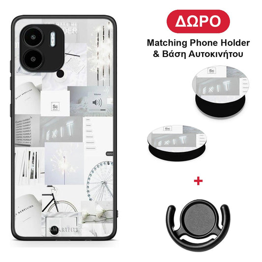 Collage Make Me Wonder - Xiaomi Redmi A1 / A2 θήκη + Δώρο Phone Holder & Βάση Αυτοκινήτου