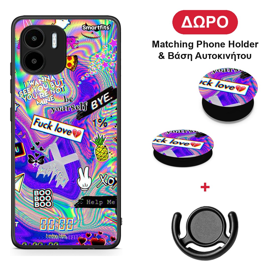 Game Over - Xiaomi Redmi A1 / A2 θήκη + Δώρο Phone Holder & Βάση Αυτοκινήτου