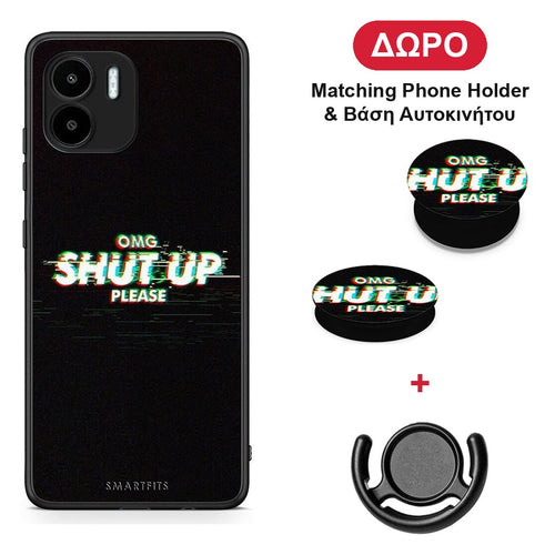 OMG ShutUp - Xiaomi Redmi A1 / A2 θήκη + Δώρο Phone Holder & Βάση Αυτοκινήτου