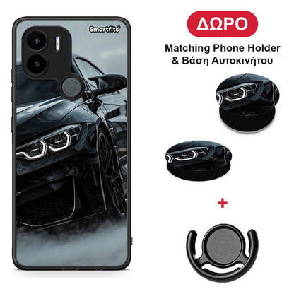 Black BMW - Xiaomi Redmi A1+ / A2+ θήκη + Δώρο Phone Holder & Βάση Αυτοκινήτου