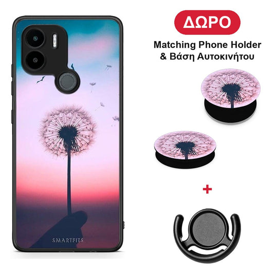 Boho Wish - Xiaomi Redmi A1+ / A2+ θήκη + Δώρο Phone Holder & Βάση Αυτοκινήτου