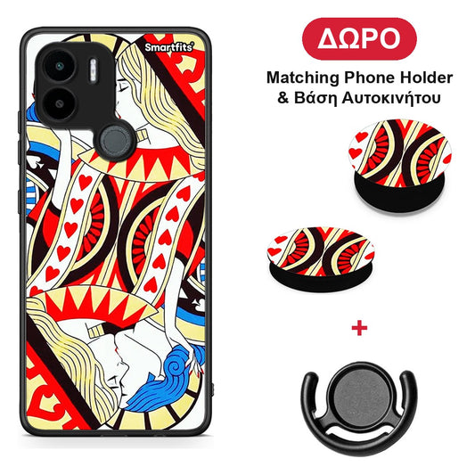 Card Love - Xiaomi Redmi A1+ / A2+ θήκη + Δώρο Phone Holder & Βάση Αυτοκινήτου