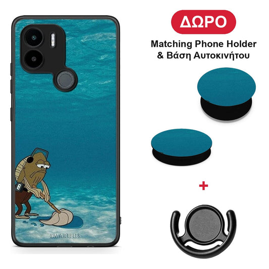 Clean The Ocean - Xiaomi Redmi A1+ / A2+ θήκη + Δώρο Phone Holder & Βάση Αυτοκινήτου