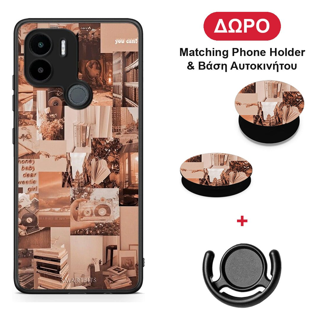 Collage You Can - Xiaomi Redmi A1+ / A2+ θήκη + Δώρο Phone Holder & Βάση Αυτοκινήτου