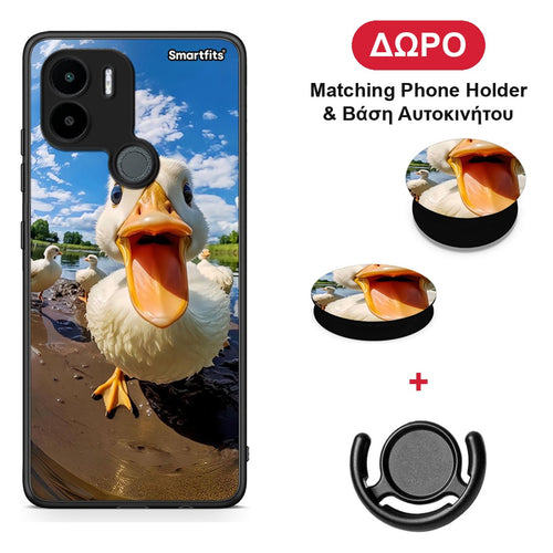 Duck Face - Xiaomi Redmi A1+ / A2+ θήκη + Δώρο Phone Holder & Βάση Αυτοκινήτου