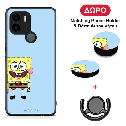 Friends Bob - Xiaomi Redmi A1+ / A2+ θήκη + Δώρο Phone Holder & Βάση Αυτοκινήτου
