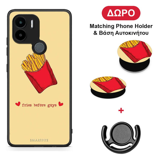 Fries Before Guys - Xiaomi Redmi A1+ / A2+ θήκη + Δώρο Phone Holder & Βάση Αυτοκινήτου