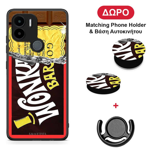 Golden Ticket - Xiaomi Redmi A1+ / A2+ θήκη + Δώρο Phone Holder & Βάση Αυτοκινήτου