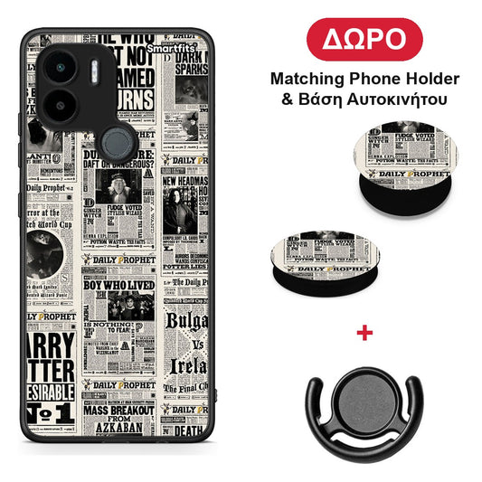 Harry Paper - Xiaomi Redmi A1+ / A2+ θήκη + Δώρο Phone Holder & Βάση Αυτοκινήτου