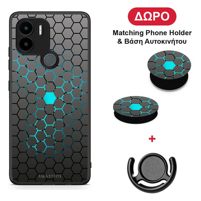 Geometric Hexagonal - Xiaomi Redmi A1+ / A2+ θήκη + Δώρο Phone Holder & Βάση Αυτοκινήτου