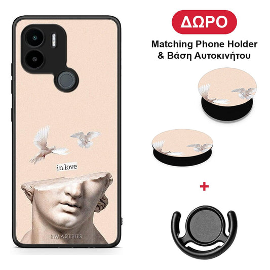 In Love - Xiaomi Redmi A1+ / A2+ θήκη + Δώρο Phone Holder & Βάση Αυτοκινήτου
