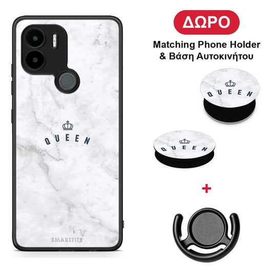 Marble Queen - Xiaomi Redmi A1+ / A2+ θήκη + Δώρο Phone Holder & Βάση Αυτοκινήτου