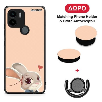 Nick Wilde And Judy Hopps Love 2 - Xiaomi Redmi A1+ / A2+ θήκη + Δώρο Phone Holder & Βάση Αυτοκινήτου