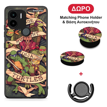 Ninja Turtles - Xiaomi Redmi A1+ / A2+ θήκη + Δώρο Phone Holder & Βάση Αυτοκινήτου