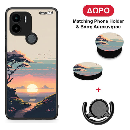 Pixel Sunset - Xiaomi Redmi A1+ / A2+ θήκη + Δώρο Phone Holder & Βάση Αυτοκινήτου