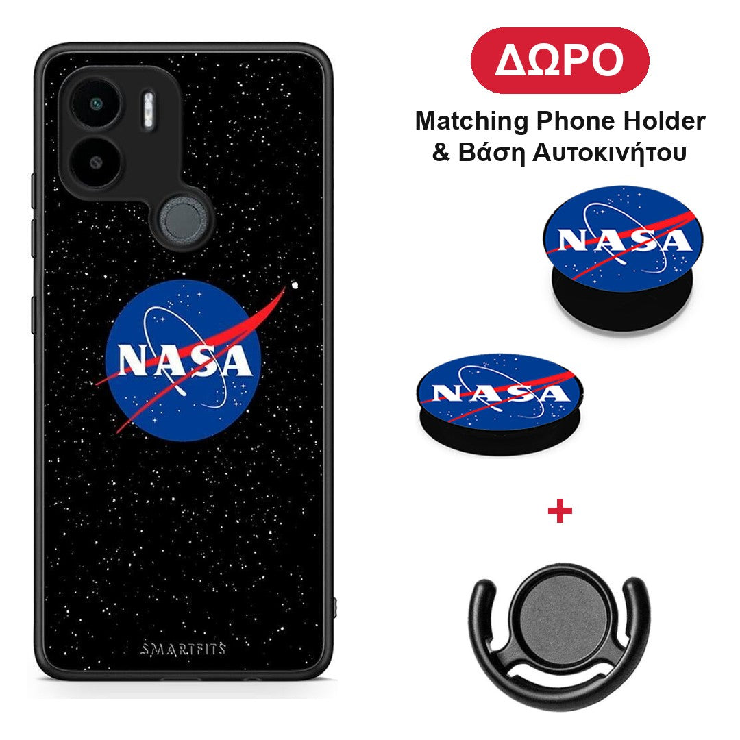 PopArt NASA - Xiaomi Redmi A1+ / A2+ θήκη + Δώρο Phone Holder & Βάση Αυτοκινήτου