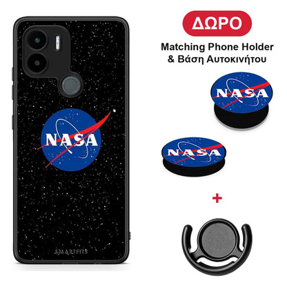 PopArt NASA - Xiaomi Redmi A1+ / A2+ θήκη + Δώρο Phone Holder & Βάση Αυτοκινήτου
