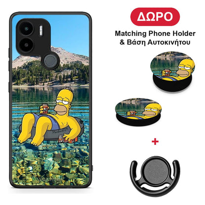 Summer Happiness - Xiaomi Redmi A1+ / A2+ θήκη + Δώρο Phone Holder & Βάση Αυτοκινήτου