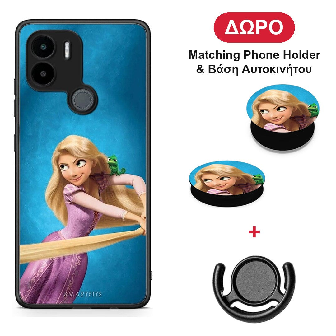 Tangled 2 - Xiaomi Redmi A1+ / A2+ θήκη + Δώρο Phone Holder & Βάση Αυτοκινήτου
