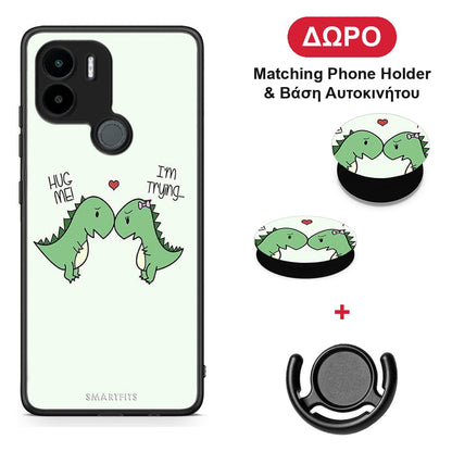 Valentine Rex - Xiaomi Redmi A1+ / A2+ θήκη + Δώρο Phone Holder & Βάση Αυτοκινήτου