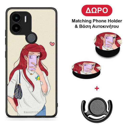 Walking Mermaid - Xiaomi Redmi A1+ / A2+ θήκη + Δώρο Phone Holder & Βάση Αυτοκινήτου