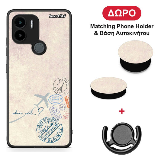 Where Next - Xiaomi Redmi A1+ / A2+ θήκη + Δώρο Phone Holder & Βάση Αυτοκινήτου