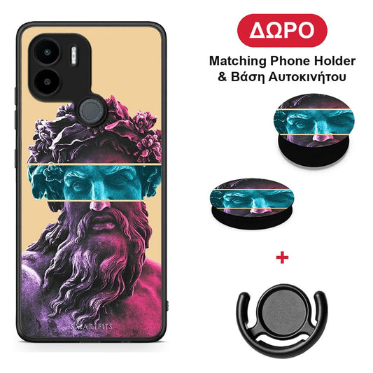 Zeus Art - Xiaomi Redmi A1+ / A2+ θήκη + Δώρο Phone Holder & Βάση Αυτοκινήτου