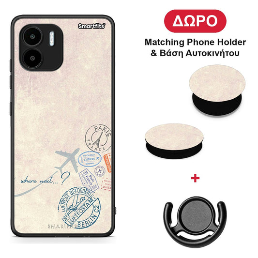 Where Next - Xiaomi Redmi A1 / A2 θήκη + Δώρο Phone Holder & Βάση Αυτοκινήτου