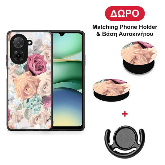 Floral Bouquet - Xiaomi Redmi A5 θήκη + Δώρο Phone Holder & Βάση Αυτοκινήτου