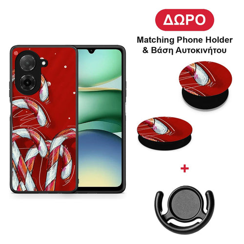 Candy Cane - Xiaomi Redmi A5 θήκη + Δώρο Phone Holder & Βάση Αυτοκινήτου