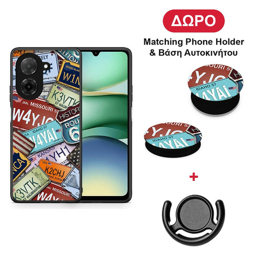 Car Plates - Xiaomi Redmi A5 θήκη + Δώρο Phone Holder & Βάση Αυτοκινήτου