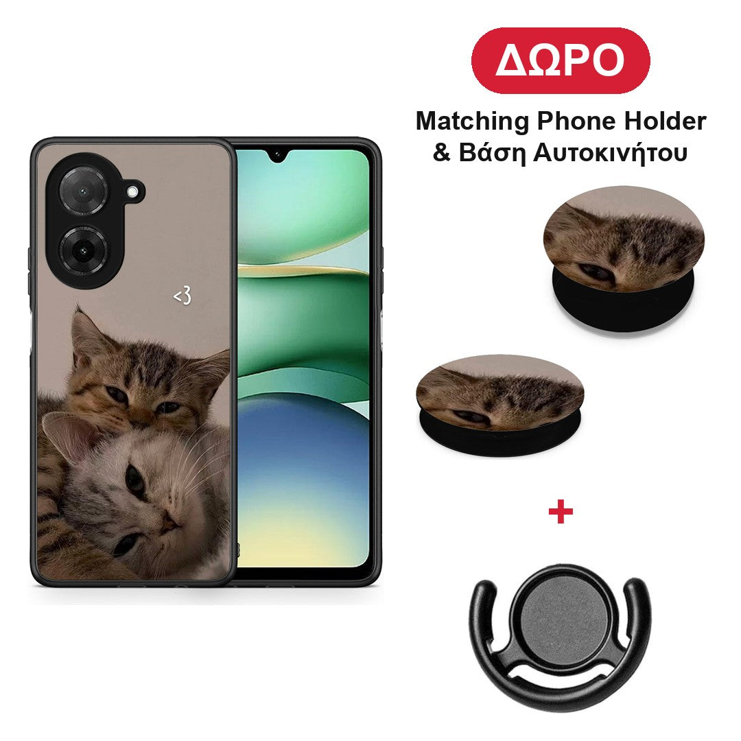 Cats In Love - Xiaomi Redmi A5 θήκη + Δώρο Phone Holder & Βάση Αυτοκινήτου
