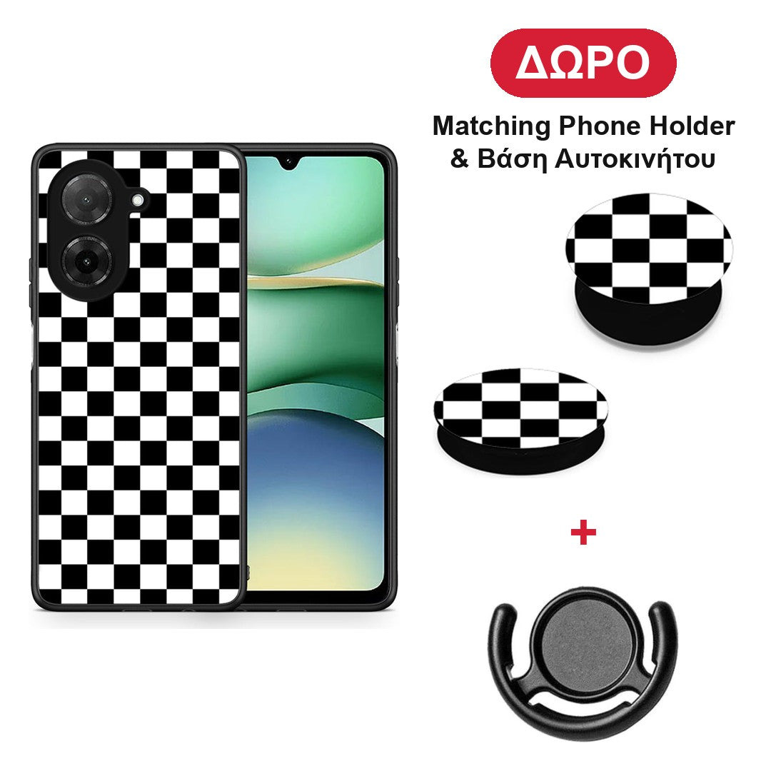 Geometric Squares - Xiaomi Redmi A5 θήκη + Δώρο Phone Holder & Βάση Αυτοκινήτου