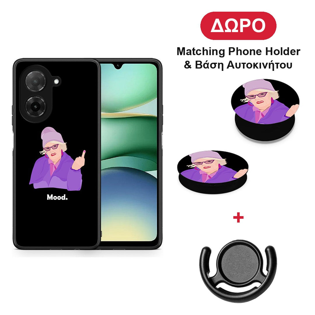 Grandma Mood Black - Xiaomi Redmi A5 θήκη + Δώρο Phone Holder & Βάση Αυτοκινήτου
