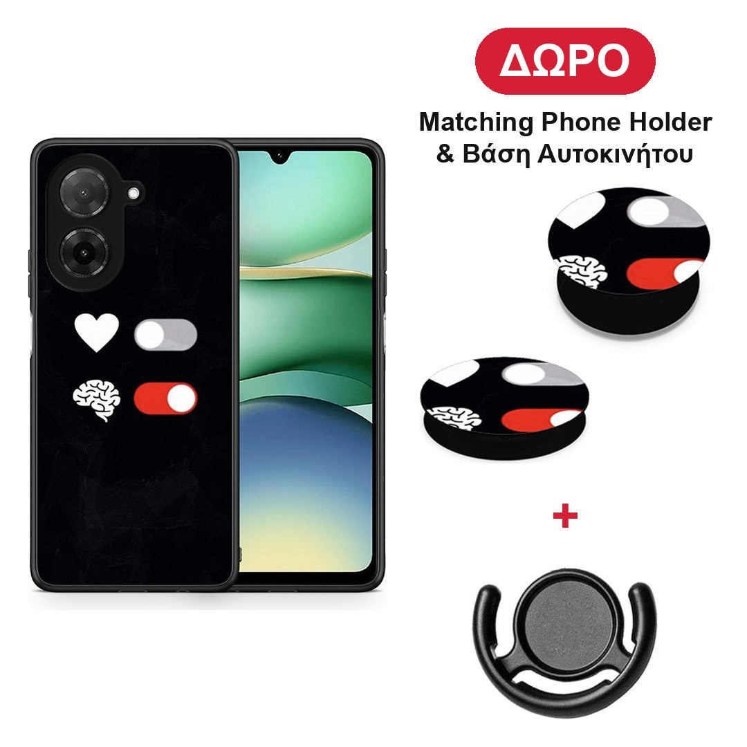 Heart Vs Brain - Xiaomi Redmi A5 θήκη + Δώρο Phone Holder & Βάση Αυτοκινήτου
