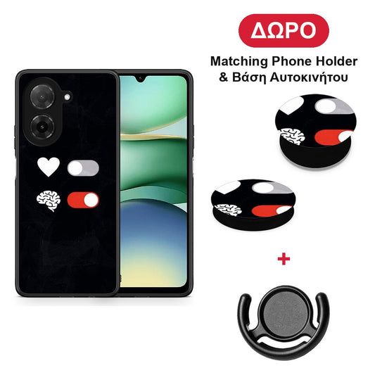 Heart Vs Brain - Xiaomi Redmi A5 θήκη + Δώρο Phone Holder & Βάση Αυτοκινήτου