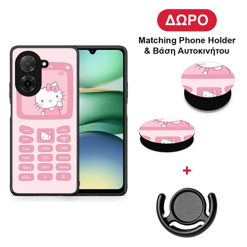 Hello Kitten - Xiaomi Redmi A5 θήκη + Δώρο Phone Holder & Βάση Αυτοκινήτου