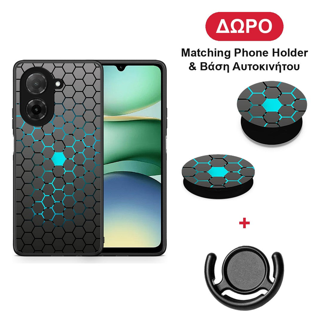 Geometric Hexagonal - Xiaomi Redmi A5 θήκη + Δώρο Phone Holder & Βάση Αυτοκινήτου