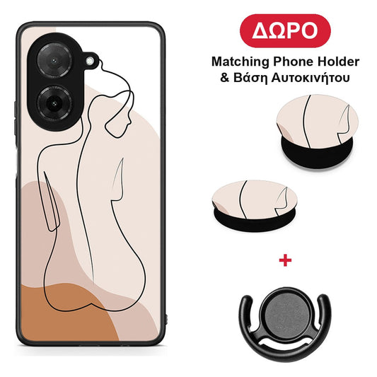 xiaomi-redmi-a5-lineart-woman-case ΔΩΡΟ