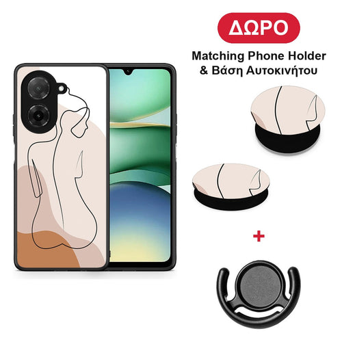 LineArt Woman - Xiaomi Redmi A5 θήκη + Δώρο Phone Holder & Βάση Αυτοκινήτου