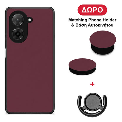 Muted Burgundy - Xiaomi Redmi A5 θήκη + Δώρο Phone Holder & Βάση Αυτοκινήτου