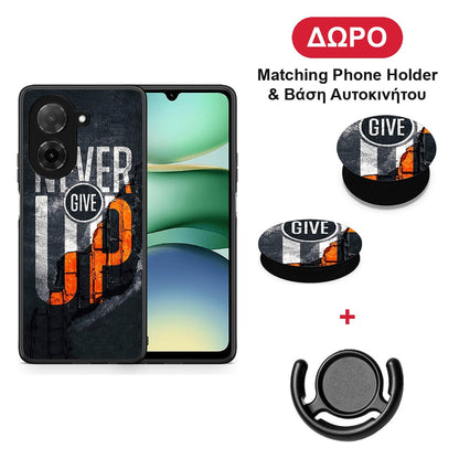 Never Give Up - Xiaomi Redmi A5 θήκη + Δώρο Phone Holder & Βάση Αυτοκινήτου