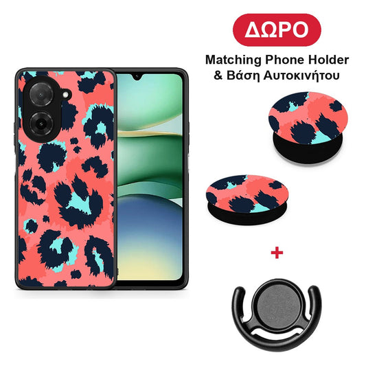 Animal Pink Leopard - Xiaomi Redmi A5 θήκη + Δώρο Phone Holder & Βάση Αυτοκινήτου