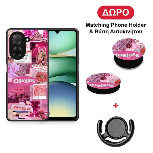 Pink Love - Xiaomi Redmi A5 θήκη + Δώρο Phone Holder & Βάση Αυτοκινήτου