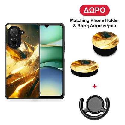 Real Gold - Xiaomi Redmi A5 θήκη + Δώρο Phone Holder & Βάση Αυτοκινήτου