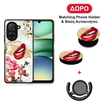 Red Lips - Xiaomi Redmi A5 θήκη + Δώρο Phone Holder & Βάση Αυτοκινήτου