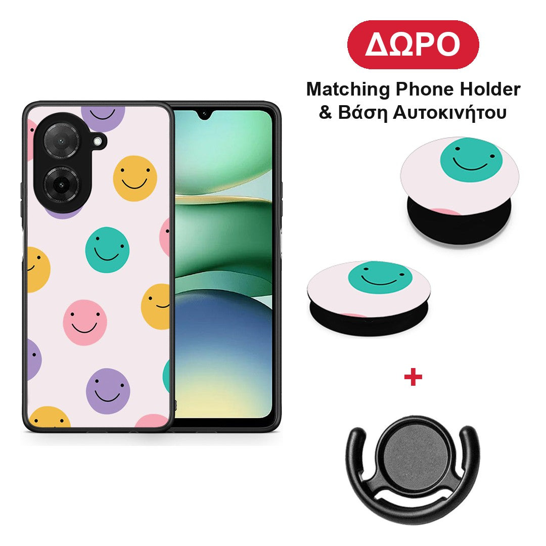 Smiley Faces - Xiaomi Redmi A5 θήκη + Δώρο Phone Holder & Βάση Αυτοκινήτου