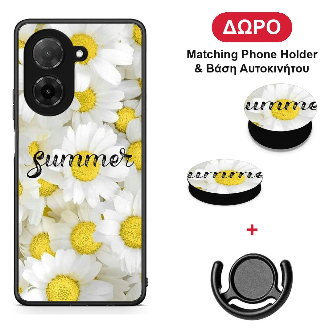 Summer Daisies - Xiaomi Redmi A5 θήκη + Δώρο Phone Holder & Βάση Αυτοκινήτου